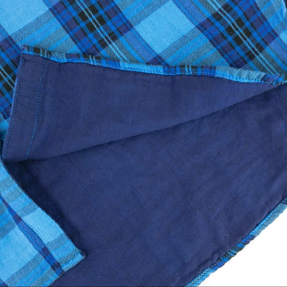 Merona • Blue Plaid Shirt Dress - Picture 7 of 10